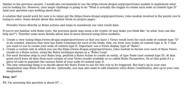 Drupal: How to create nodes automatically using title, fields, etc from some other nodes? смотреть онлайн