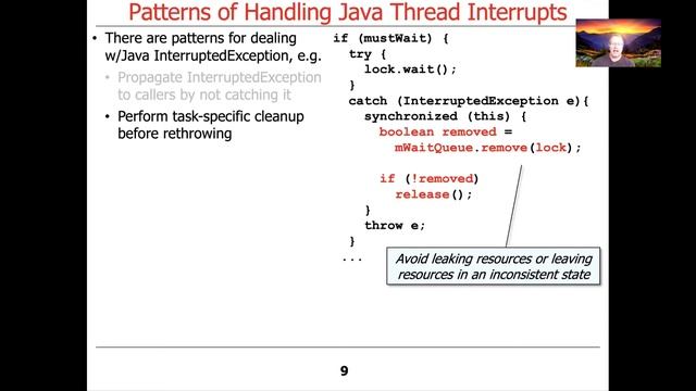 Managing the Java Thread Lifecycle: Patterns of Handling Thread Interrupts смотреть онлайн