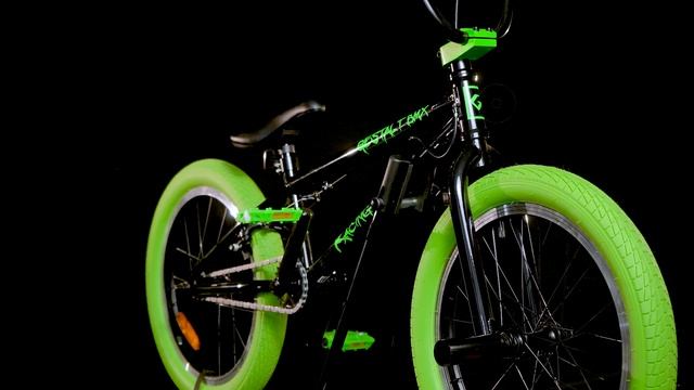 Обзор 360° велосипеда Gestalt BMX racing green смотреть онлайн