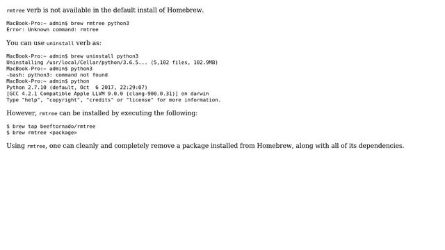 Apple: My Mac has Python3 and 2.7 installed. How do I uninstall Python3 but keep 2.7? смотреть онлайн