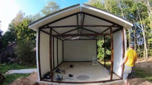 Гараж из сэндвич-панелей своими руками