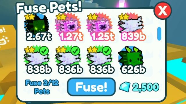 How to Fuse RB Haxolotl, RB Midnight Axolotl and RB Hydra Axolotl- Pet Simulator X смотреть онлайн