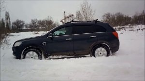 Шевроле Каптива по целине