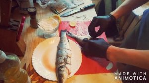 Копчение рыбы СИБАСА и ДОРАДЫ на углях в гриле WEBER