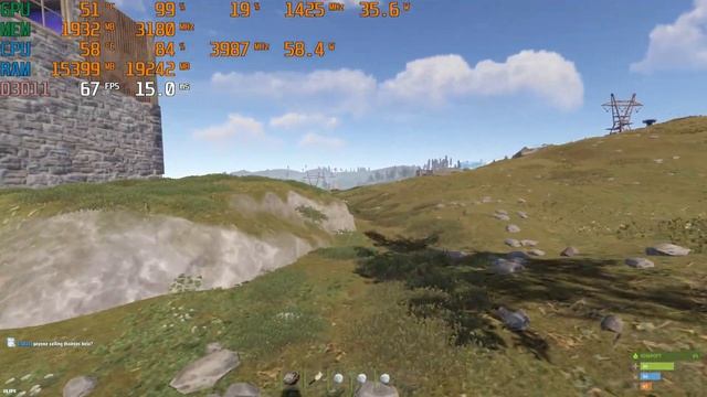 Rust test i5 2500 GTX 750ti 16GB RAM DDR3 смотреть онлайн