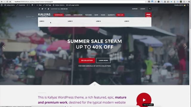 How to use the mega menu ( Kallyas WordPress theme v4.0 ) смотреть онлайн