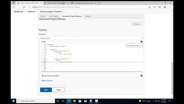 Jenkins Integrated Pipelines смотреть онлайн