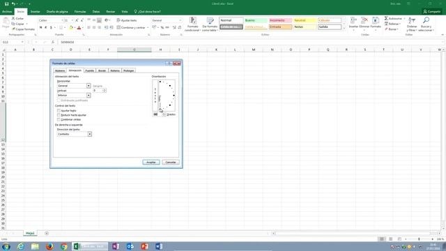 EXCEL 2016: Modificar Orientación de una Cantidad (Vertical, Horizontal o por Grados) en Hoja Excel смотреть онлайн