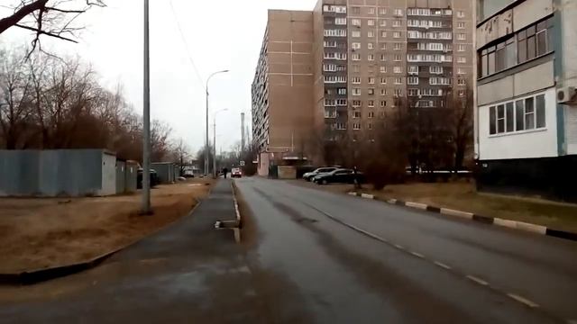 Лобня 1403 улица Некрасова осень день