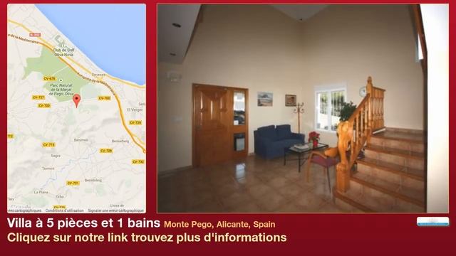 Villa à 5 pièces et 1 bains à vendre à Monte Pego, Alicante, Spain смотреть онлайн