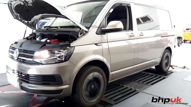 Volkswagen Transporter 2.0TDI 102bhp Euro 6 Remapping dyno development смотреть онлайн
