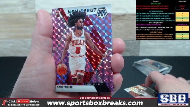 2019-20 Panini Mosaic Basketball (Case Break #1) - Hit Recap смотреть онлайн