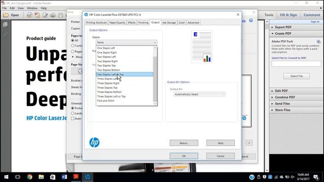 Printing a Booklet in Windows With Adobe Reader Using the Booklet Finisher | HP Printers | HP смотреть онлайн