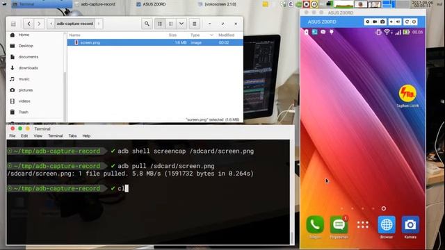 How to capture and record screen android using ADB command смотреть онлайн