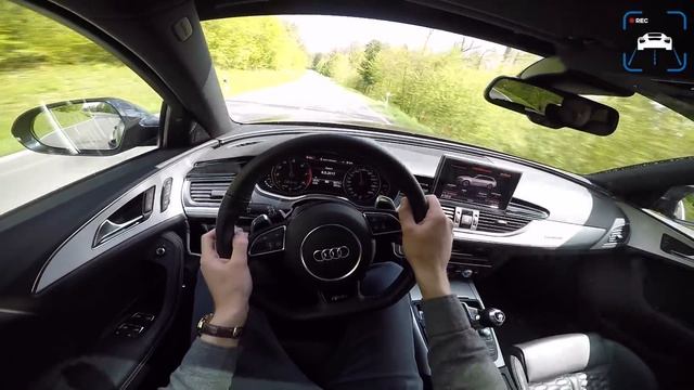 Audi RS6 750 HP AKRAPOVIC Exhaust SOUND & POV Test Drive by AutoTopNL смотреть онлайн