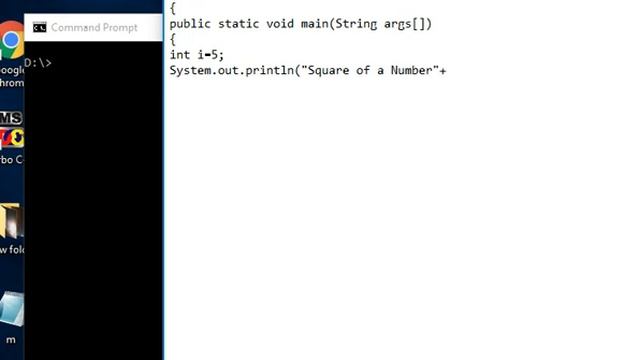 Java Program to Print Square of a Number смотреть онлайн