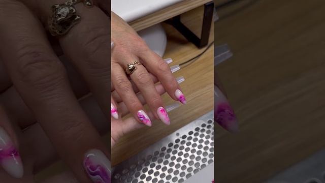 Текстуры гель лаком, дизайн растекание смотреть онлайн