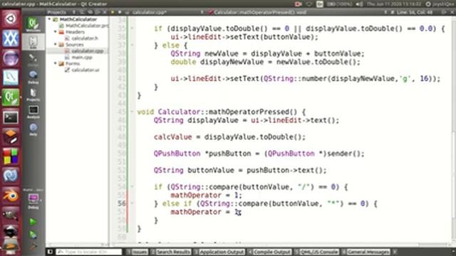 Qt c++ calculator 01 смотреть онлайн