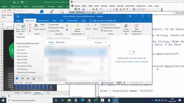 Enviar EMAIL pelo Excel com Códigos VBA e OUTLOOK - MAIS de UM ANEXO смотреть онлайн