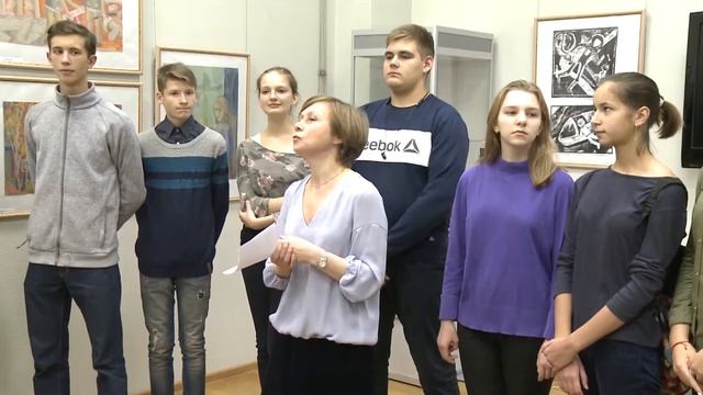 Выставка в ДХШ им. М.К. Тенишевой смотреть онлайн