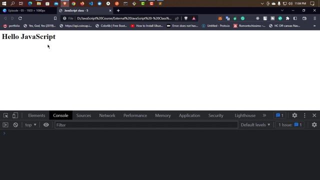 JavaScript Full Course In Bangla | JavaScript External File | Episode - 05 | By [ST SABBIR] - 2023 смотреть онлайн