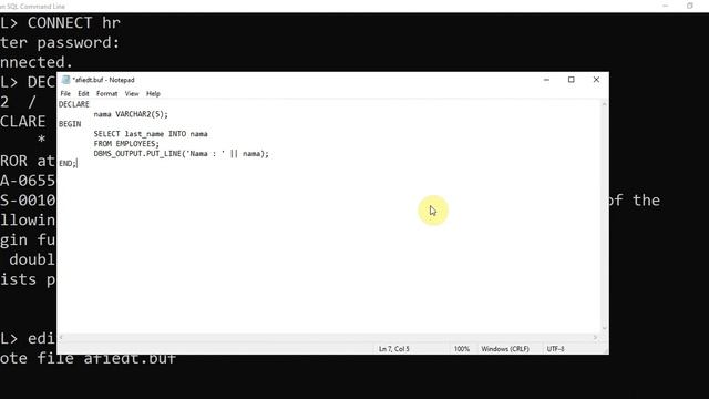 Oracle PLSQL#02 - Variabel, Tipe Data, dan Statement Pada PL/SQL смотреть онлайн