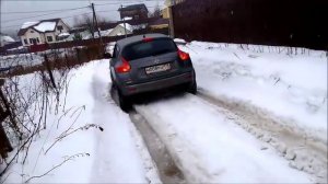 Nissan Juke 1,6 Turbo в снегу