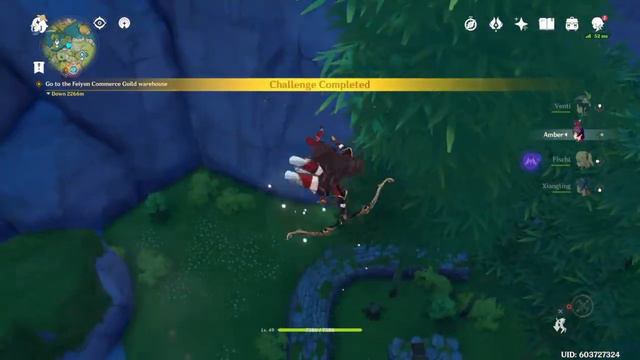 Genshin Impact - Dandy Gliding Time Challenge (Qingce Village) смотреть онлайн