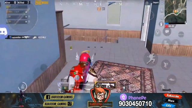 PUBG LIVE STREAM || Join Free & Win UC or Cash Price || #KaboomGaming #87 смотреть онлайн