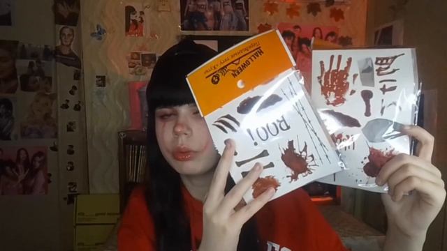 Обзор декора к Halloween//украшаю комнату к Хэллоуину смотреть онлайн