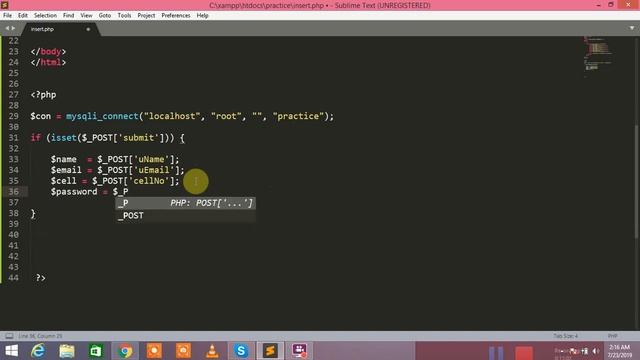 CS619 Preparation 7, Insert Record into Database with PHP MySQL смотреть онлайн