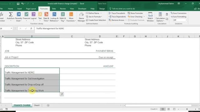 Lesson 2 - Microsoft Excel - Name Manager & Data Validation