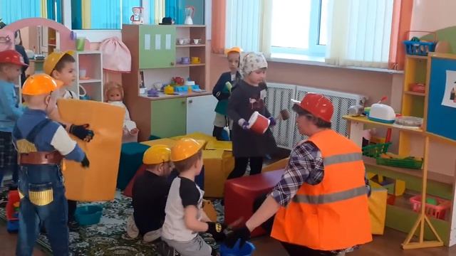 Сюжетно-ролевая игра СТРОИТЕЛИ для детей 4-5 лет смотреть онлайн