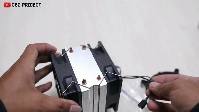 DIY Powerful Ultra Bass Amplifier with RGB CPU Cooler - cbzproject смотреть онлайн
