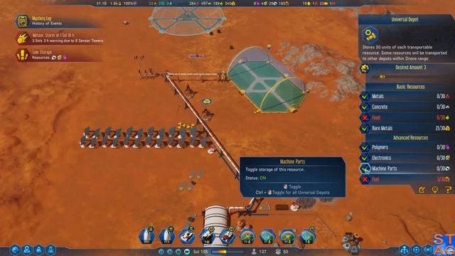 Low Ground (Episode 10) - Surviving Mars: Blue Sun Corporation Let's Play смотреть онлайн