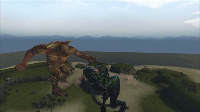 Doom Eternal Age of Sin VS Godzilla Radioactive SNPC Giants Fight Garry's Mod смотреть онлайн