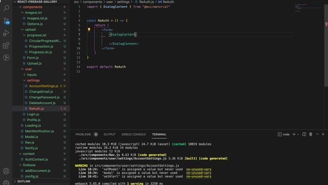 React updating user profile, changing password, changing email and deleting user account part 4 смотреть онлайн