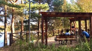 Набережная Вятки в микрорайоне Елки - Парк - город Киров.