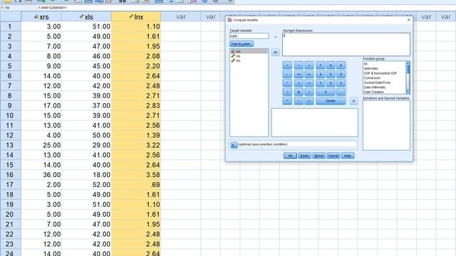Transforming a right skewed distribution (log and square root transformations in SPSS) смотреть онлайн
