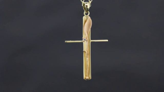 Handmade Woman's Cross with Zirkon | www.mycross.com.gr смотреть онлайн