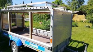 Прицеп своими руками. Каркас на прицеп, плюс багажник своими руками.