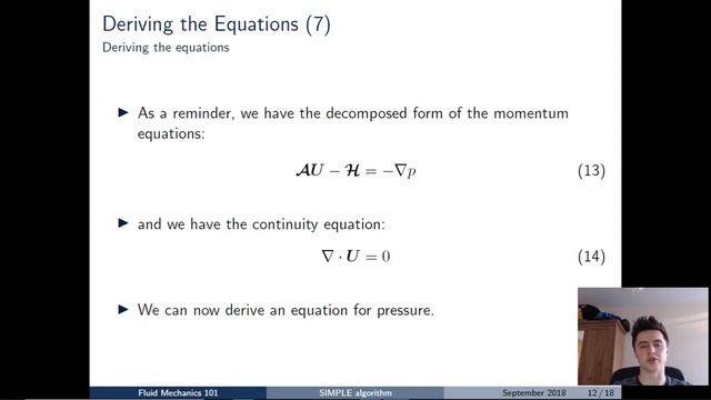 [CFD] The SIMPLE Algorithm (to solve incompressible Navier-Stokes) смотреть онлайн