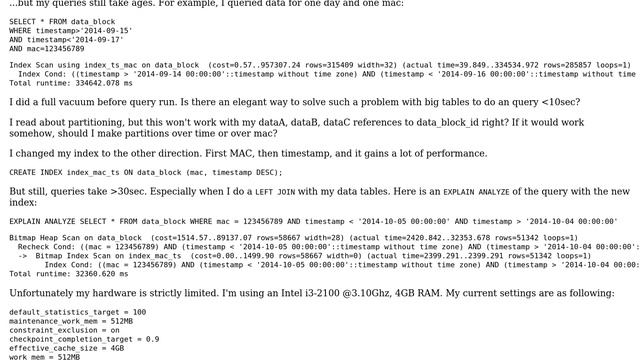 Databases: Slow queries on billions-rows-table // index used смотреть онлайн