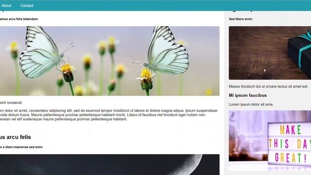 Animated sticky header on scroll in JavaScript | Output смотреть онлайн