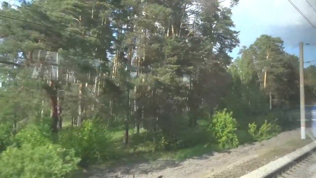 Электропоезд ЭД9М-0051, участок Юдино - Дербышки