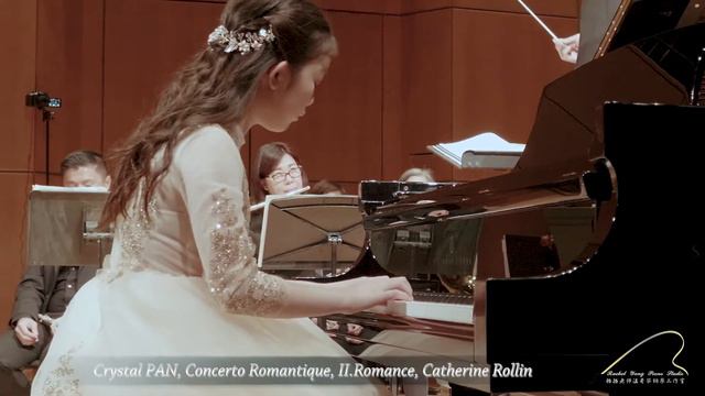 Concerto Romantique by Catherine Rollin, played by 11 years Crystal Pan смотреть онлайн