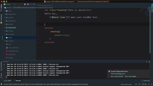 Laravel Export to PDF | Give Styles to PDF file #3 смотреть онлайн
