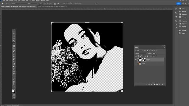 Retro Colorful Gradient with Black and White Threshold Effect in Photoshop Tutorial смотреть онлайн