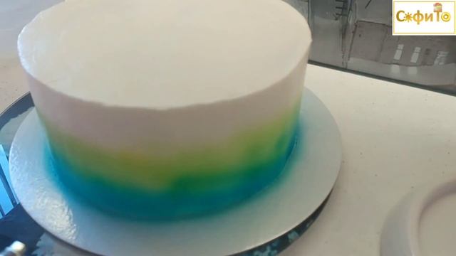 ⭐оформление детского торта с мороженкой из крема??⭐ смотреть онлайн