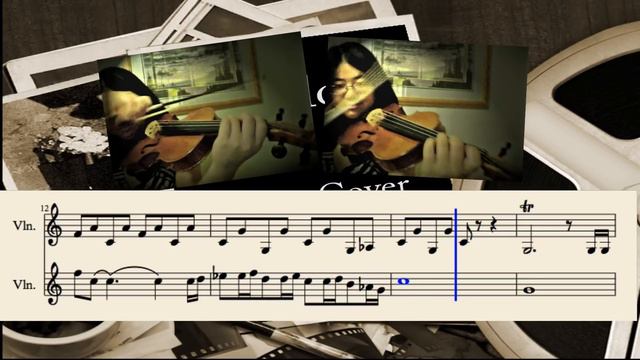 Sherlock BBC - VIOLIN COVER w/ sheet music (1-minute short) смотреть онлайн